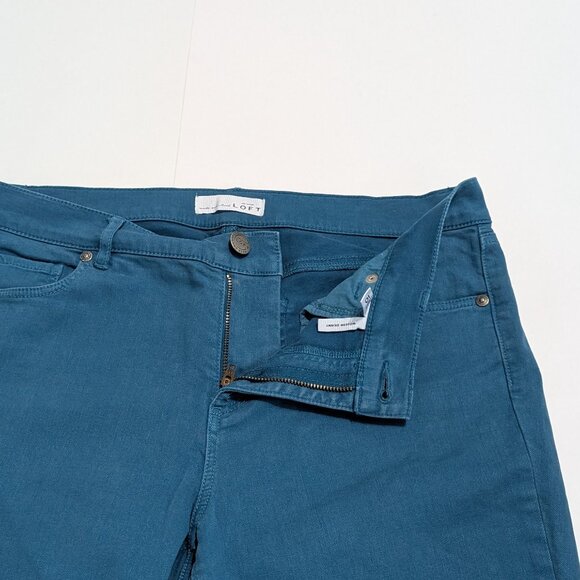 Ann Taylor Loft, Modern Skinny Jeans in Jewel Blue, size 30/10 P - Picture 6 of 12